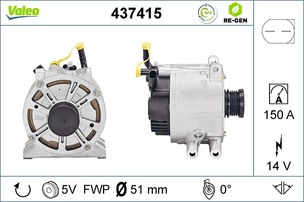 Compre 437415 VALEO Gerador