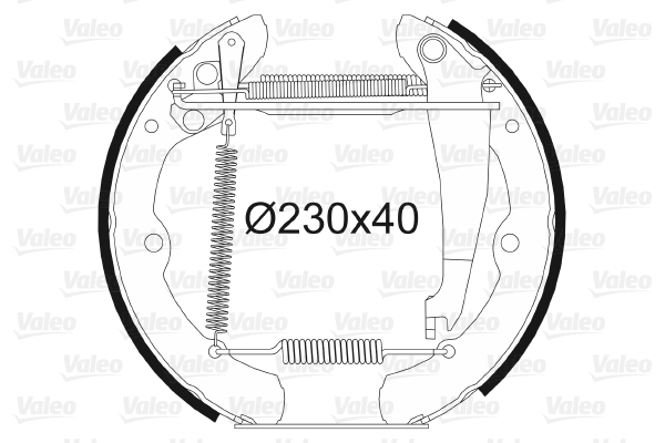 Sapatas do freio traseiras de tambor, montadas com cilindros, kit para Audi 100 C4 4A5