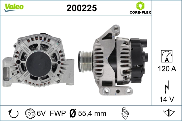Gerador 1623217580 Peugeot/Citroen