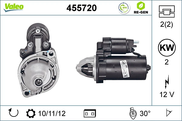 Compre 455720 VALEO Motor de arranco