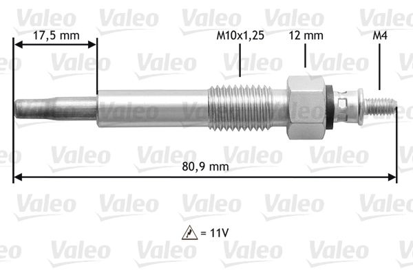 345160 VALEO Vela de incandescência