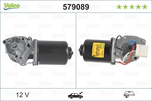 Motor de limpador pára-brisas do pára-brisas Peugeot 405 I 15B
