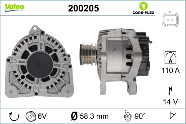 Gerador Audi A8 D4 4H2, 4H8, 4HC, 4HL