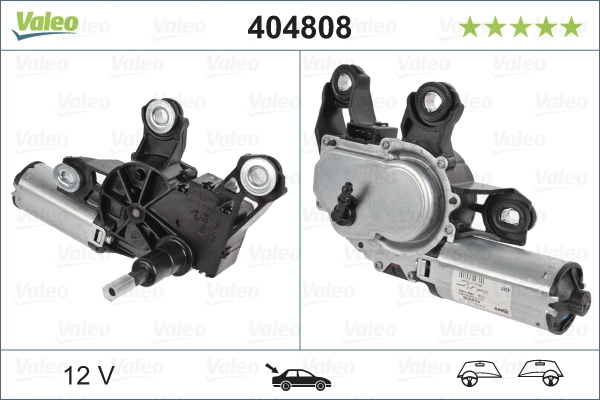 Motor de limpador pára-brisas de vidro traseiro VALEO 404808 preço, a partir de 93,27 USD