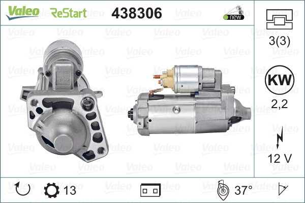 STX210327R Stardax Motor de arranco