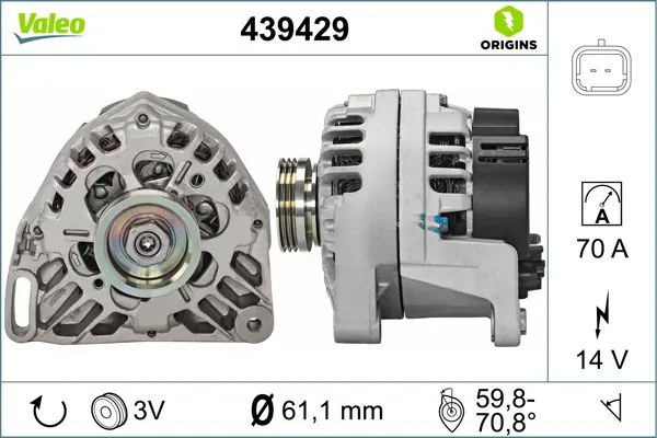 Compre 439429 VALEO Gerador