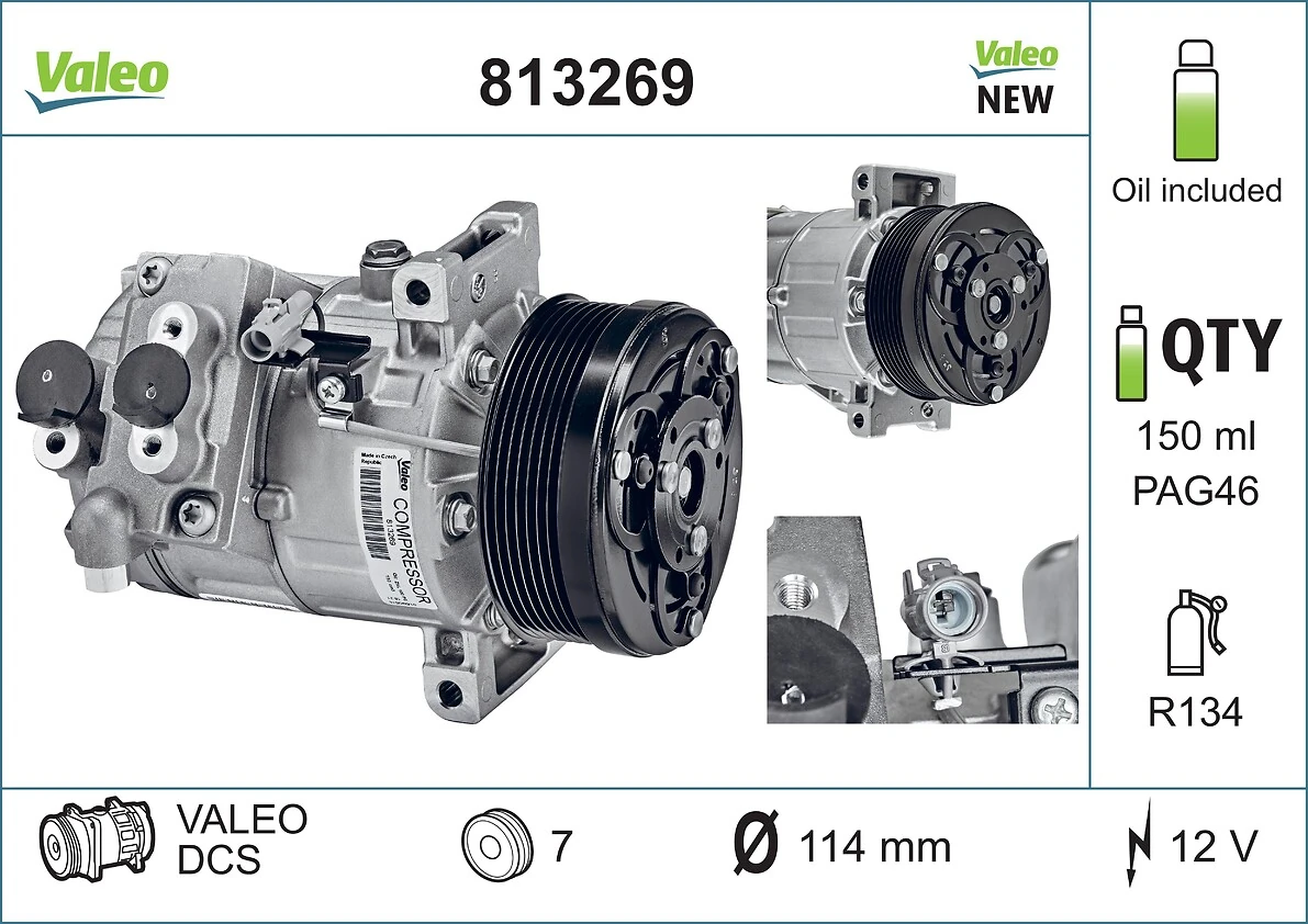 Compressor de aparelho de ar condicionado 1604023200 Hyundai/Kia