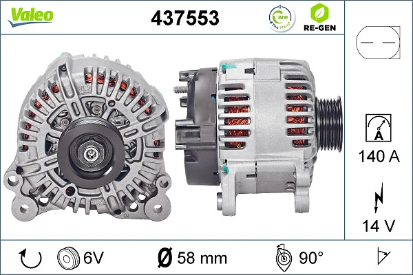 Compre 437553 VALEO Gerador