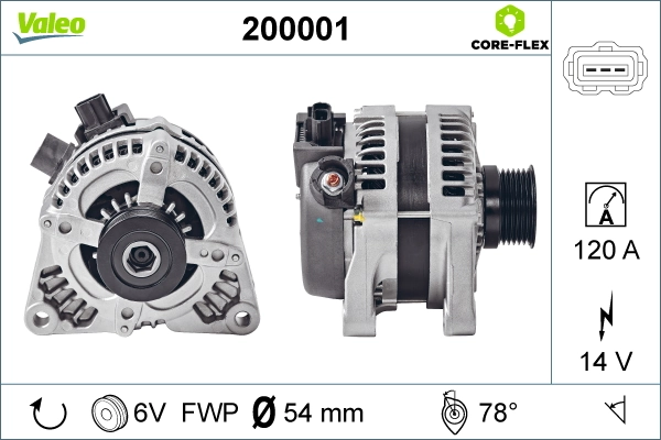 Compre 200001 VALEO Gerador