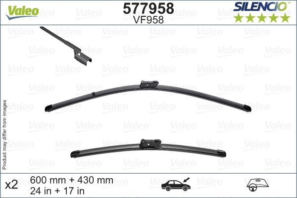 Limpa-pára-brisas do pára-brisas, kit de 2 un. Peugeot/Citroen 1689816780 preço, a partir de 33,65 USD