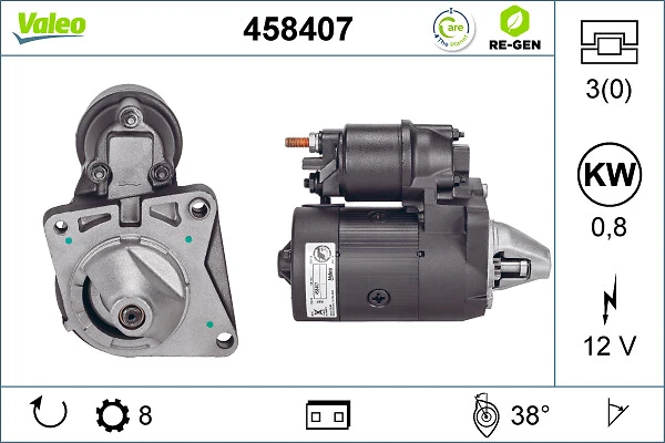 Motor de arranco 1648215480 Peugeot/Citroen