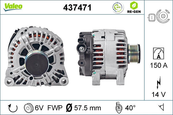 Compre 437471 VALEO Gerador