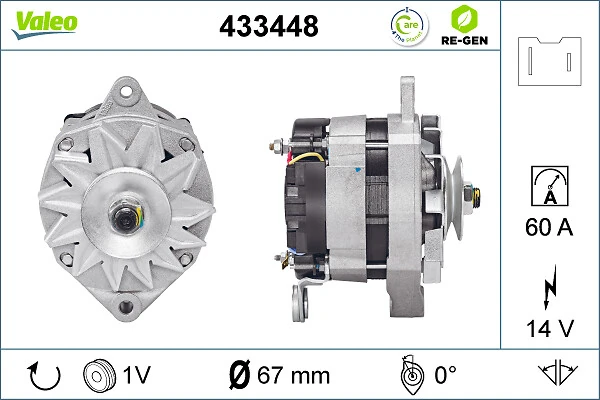 Gerador Peugeot/Citroen 1638110380 preço, a partir de 154,74 USD