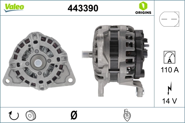 Compre 443390 VALEO Gerador