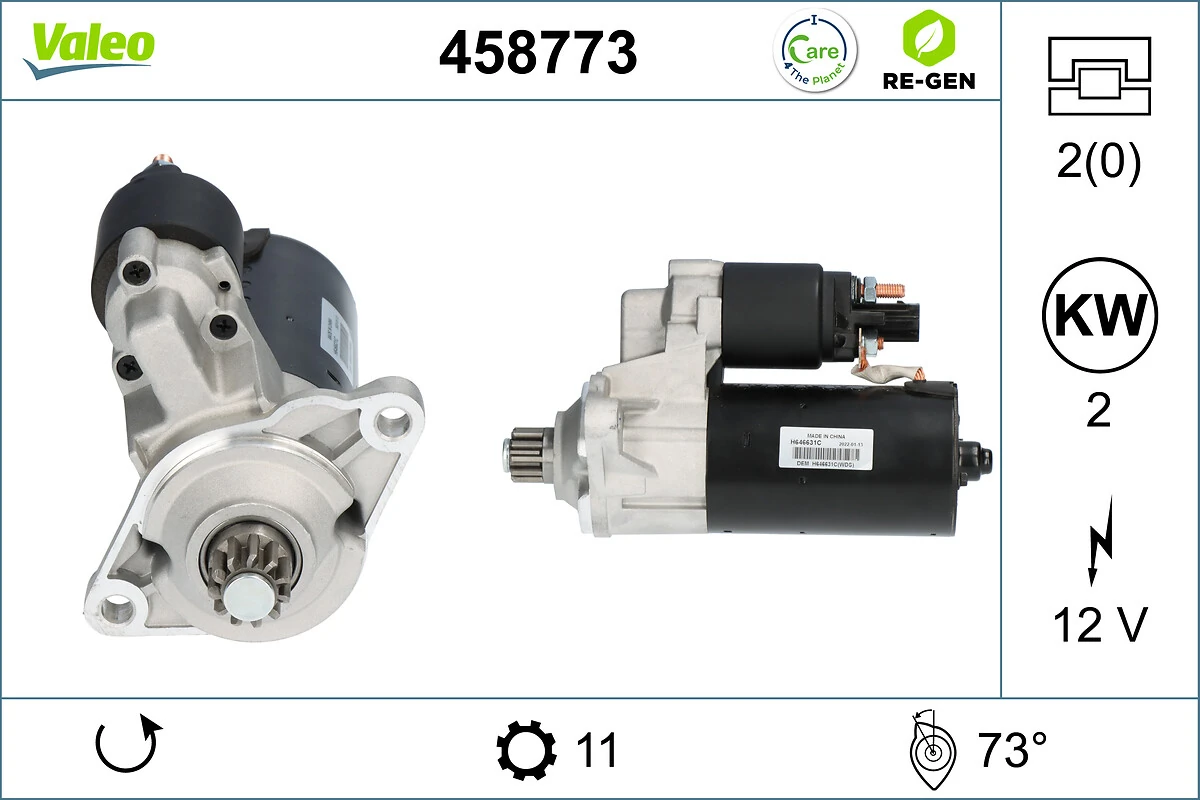 Compre 458773 VALEO Motor de arranco