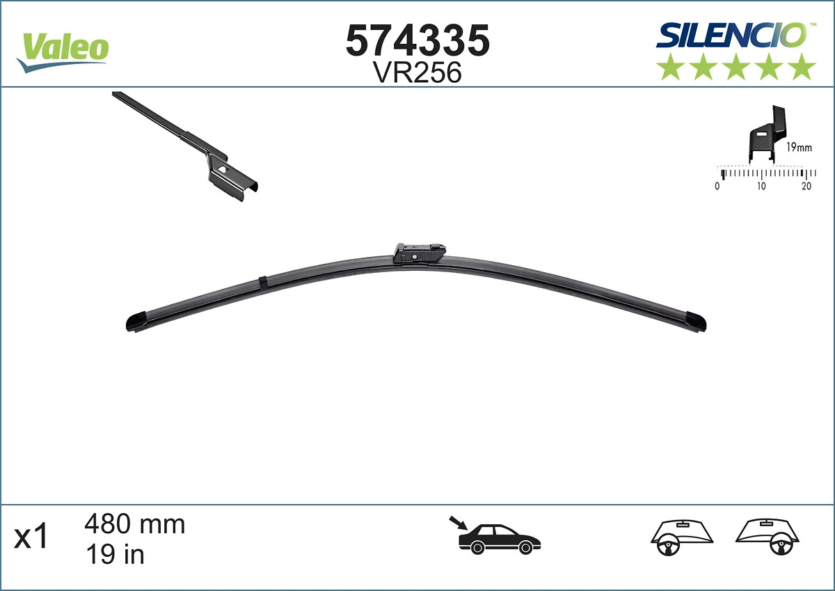 Limpa-pára-brisas de vidro traseiro VALEO 574335 preço, a partir de 11,07 USD