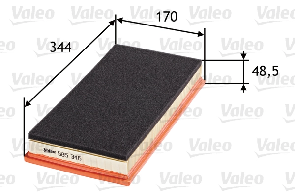 Filtro de ar 12337780 General Motors