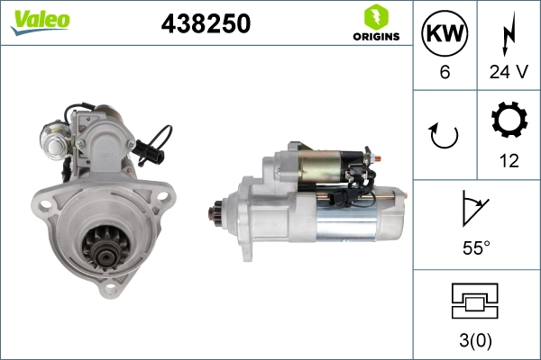 Motor de arranco 0001261012 Mercedes