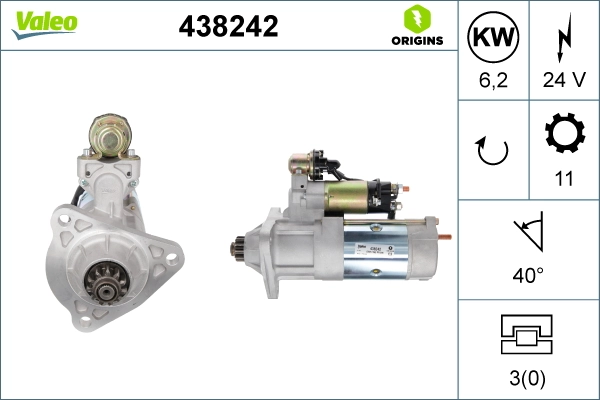  Motor de arranco Mercedes Benz Truck TRUCK ACTROS camião de plataforma/chassis (1996 - 2003) 