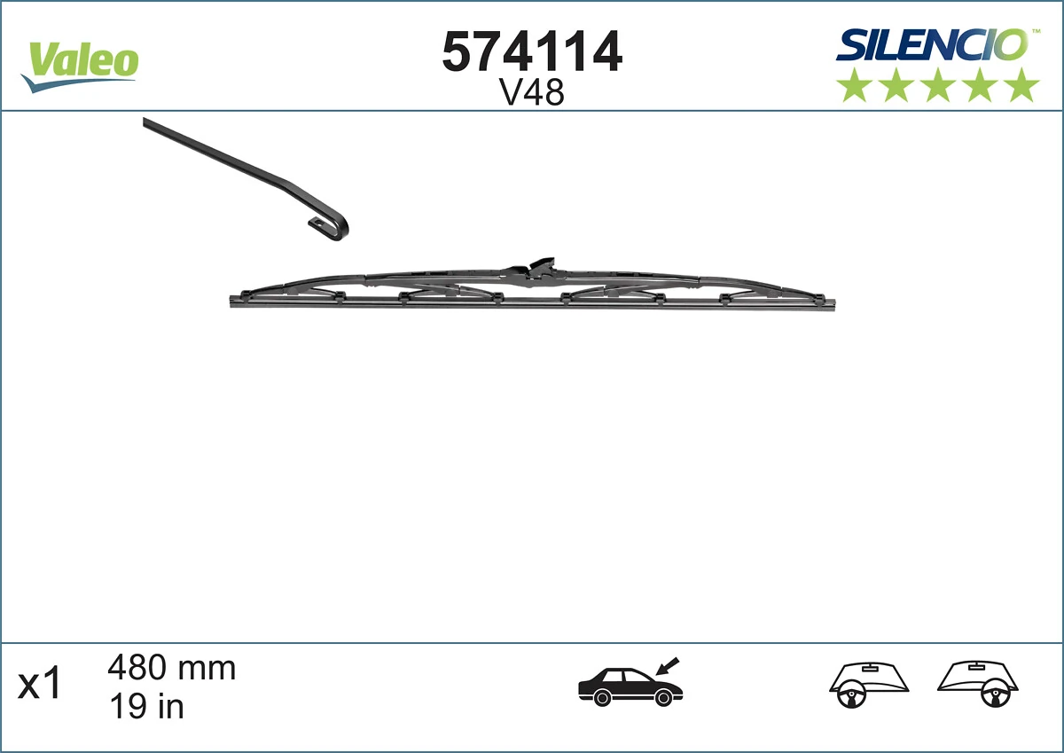 Limpa-pára-brisas do pára-brisas, kit de 2 un. Nissan Sunny preço, a partir de 8,38 USD