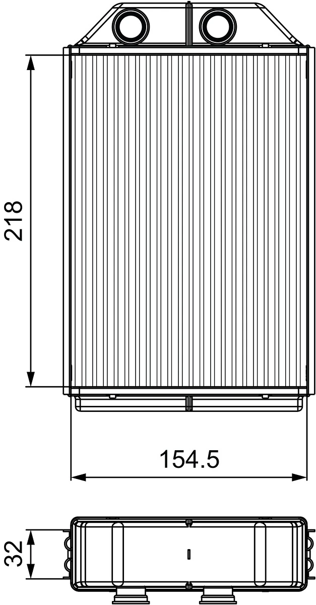 Radiador de forno (de aquecedor) Audi A6 C5 4B2, 4B4