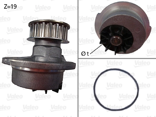 Bomba de água (bomba) de esfriamento General Motors 90325661B preço, a partir de 26,28 USD
