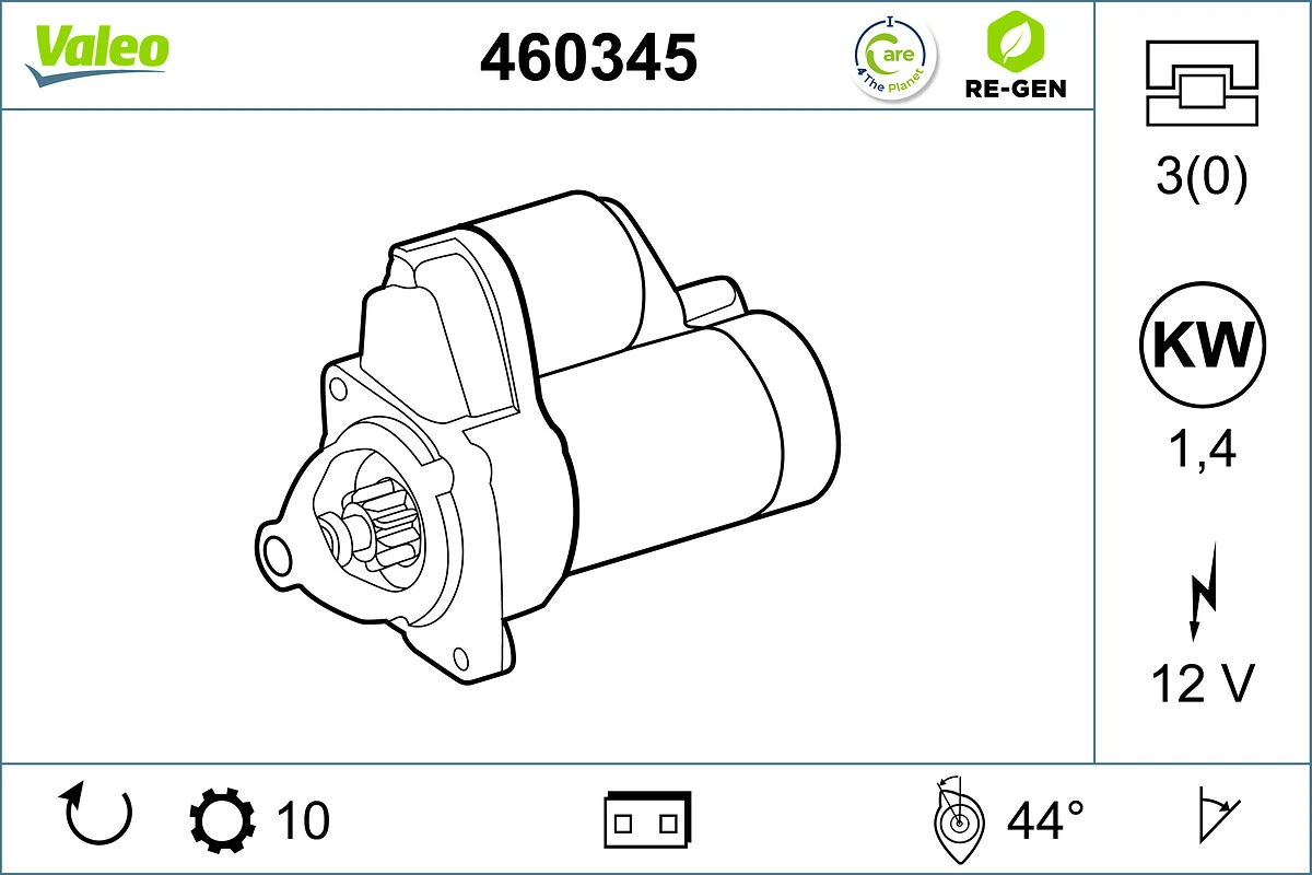 04883447AA Chrysler Motor de arranco