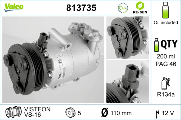 Compre SKK017 Polcar Compressor de aparelho de ar condicionado