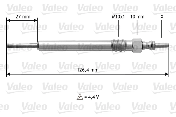345183 VALEO Vela de incandescência
