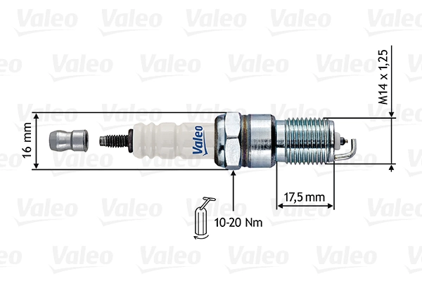 Vela de ignição para Ford Escort VII GAL, AAL, ABL