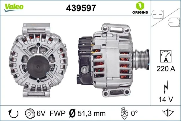 Compre 439597 VALEO Gerador
