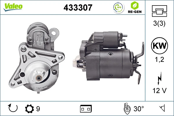 Motor de arranco 7701348482 Peugeot/Citroen
