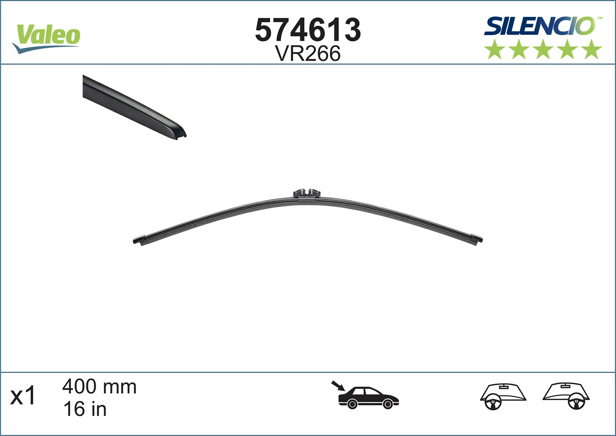 Limpa-pára-brisas de vidro traseiro VALEO 574613 preço, a partir de 7,58 USD