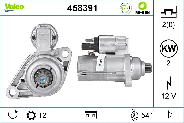 Compre 458391 VALEO Motor de arranco