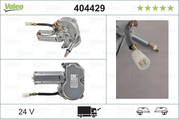 Compre 404429 VALEO Motor de limpador pára-brisas do pára-brisas