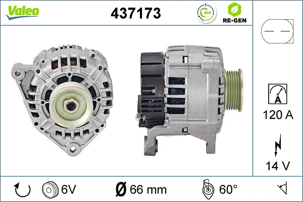 Compre 437173 VALEO Gerador