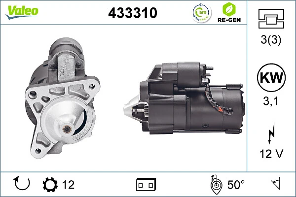 Compre 433310 VALEO Motor de arranco