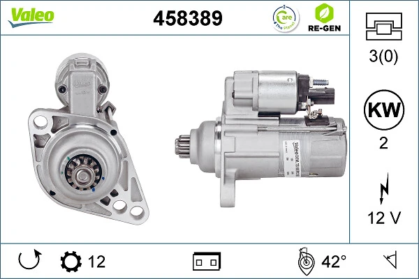 Compre 458389 VALEO Motor de arranco