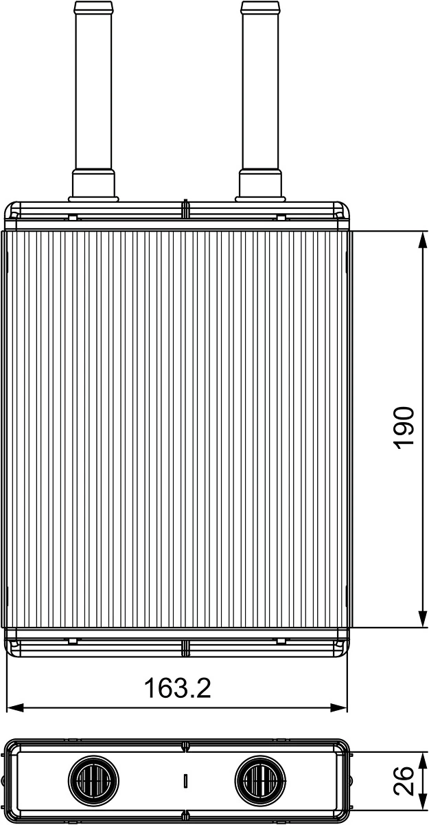 Compre Radiador de forno (de aquecedor) KIA Carnival 2