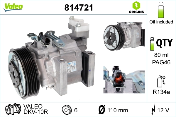 Compre 7243KS1 Polcar Compressor de aparelho de ar condicionado