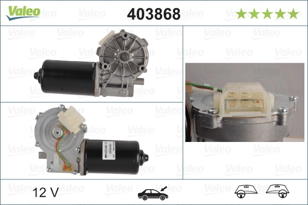 Compre 403868 VALEO Motor de limpador pára-brisas do pára-brisas