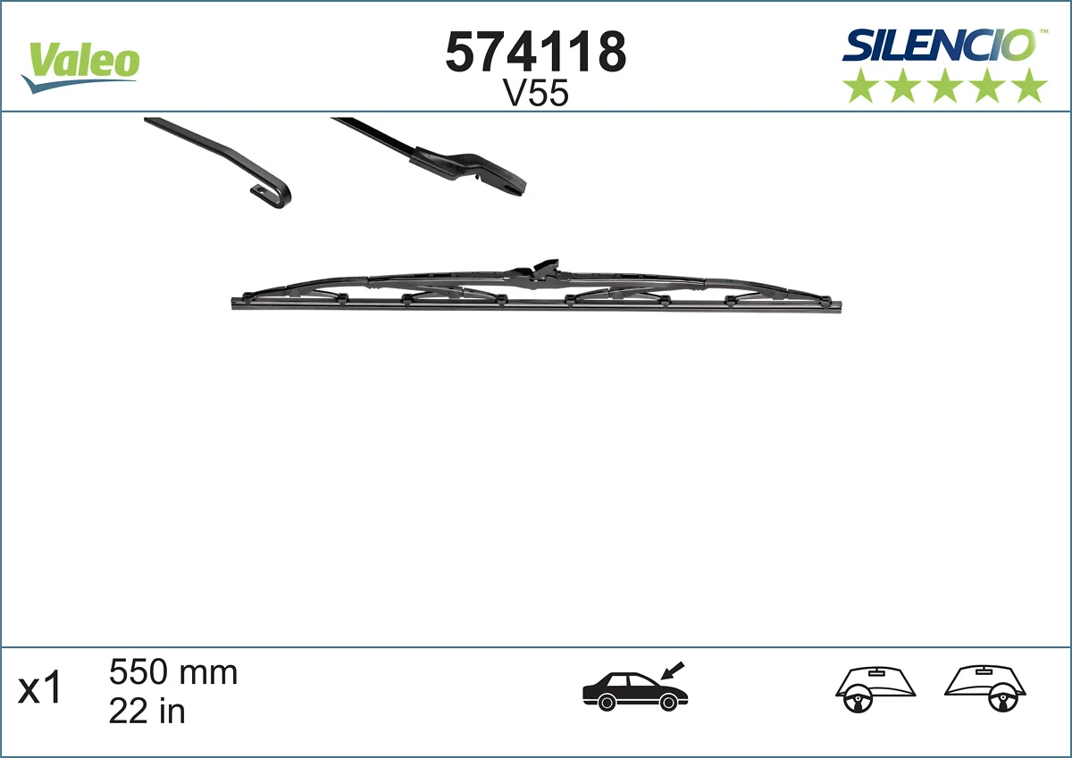 Limpa-pára-brisas de vidro traseiro VALEO 574118 preço, a partir de 10,86 USD