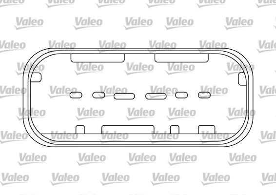 851923 VALEO Mecanismo de acionamento de vidro da porta dianteira direita