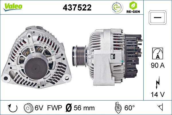 Compre 437522 VALEO Gerador