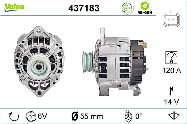 Compre 437183 VALEO Gerador