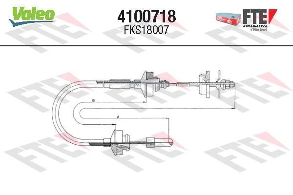 502017 Beca Cables Cabo de embraiagem