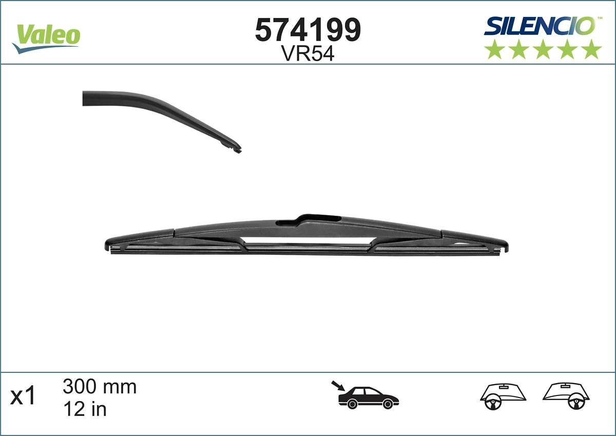 Limpa-pára-brisas de vidro traseiro VALEO 574199 preço, a partir de 7,01 USD