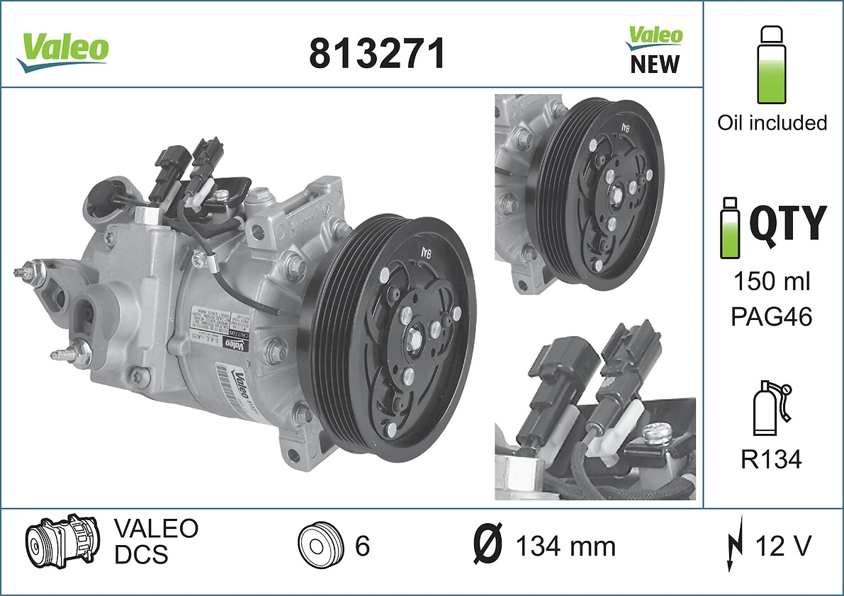 Compressor de aparelho de ar condicionado PXC161685 Sanden