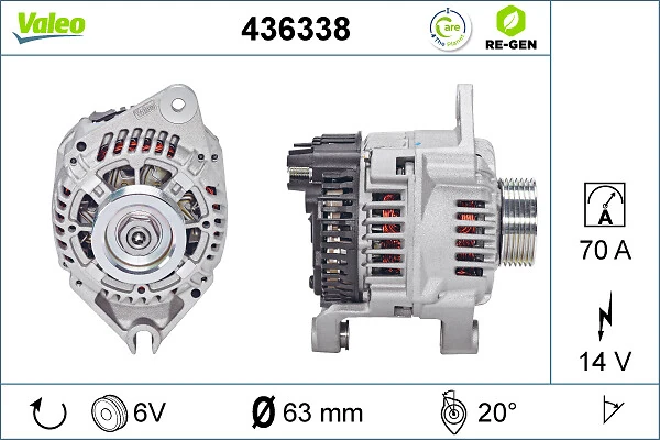 Compre 436338 VALEO Gerador
