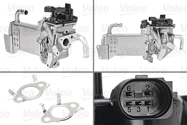 Radiador do sistema EGR de recirculação dos gases de escape 700435 VALEO